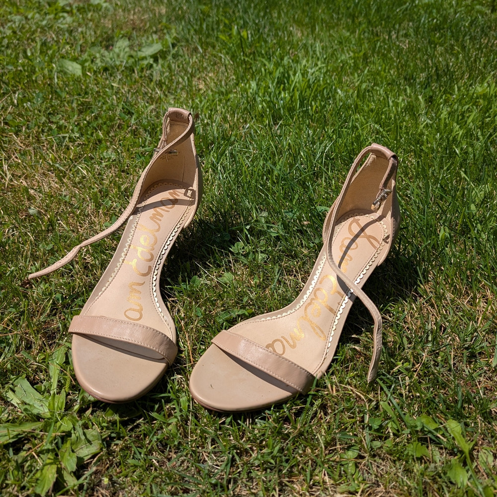 Sam Edelman Tan Heels Elegant Design